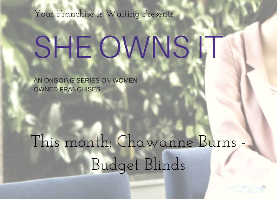 She Owns It!  Chawanne Burns – Budget Blinds