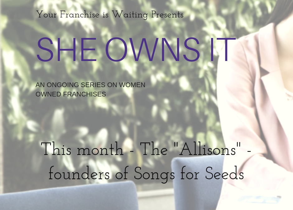 She Owns It!  A story of two Allisons (but one is Alison)